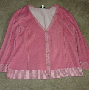Pink cardigan