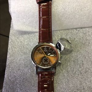Men's watch and ring