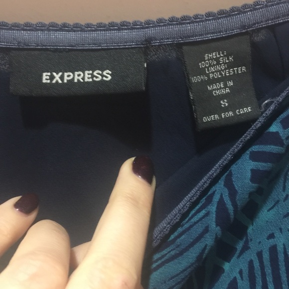 Turquoise silk and black maxi skirt - Picture 2 of 2