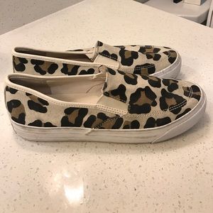 Leopard print Coach slip on sneakers
