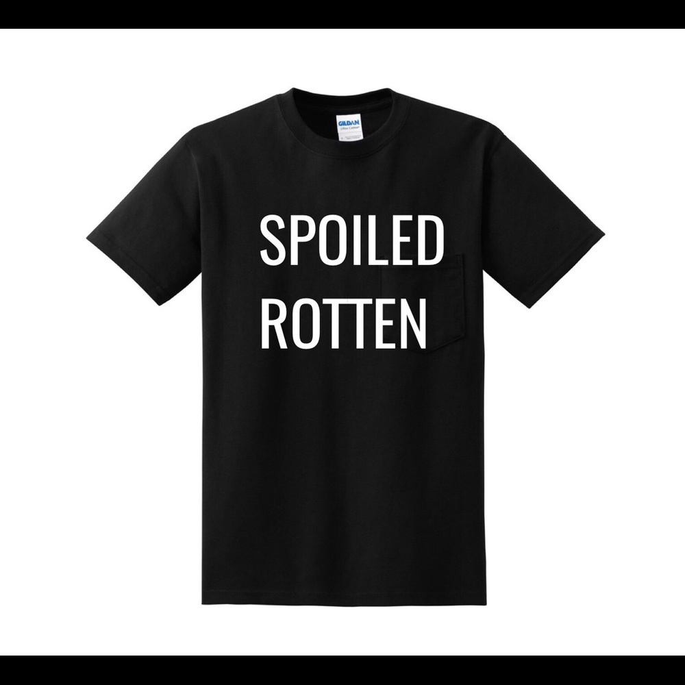 "SPOILED ROTTEN" Expression T-Shirt - Picture 1 of 1