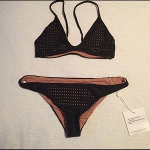 Acacia swimwear waikoloa mesh bottoms small