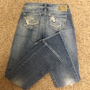 Silver Bootcut Jeans
