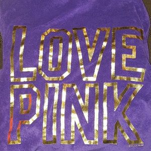 Purple and Gold Terry cloth hoodie