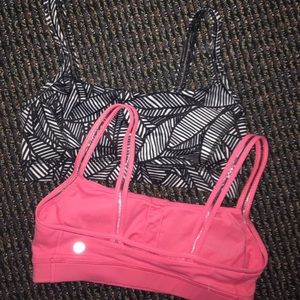 2 lululemon sports bras