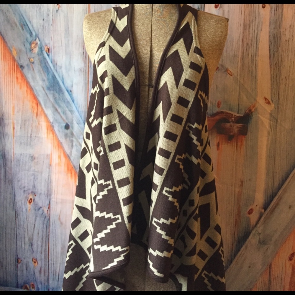 Allison Brittney Long Cardigan Aztec South Western