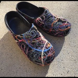 Dansko multicolored clogs