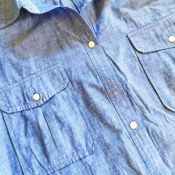 J. Crew Button Down Oxford Top - Picture 5 of 5