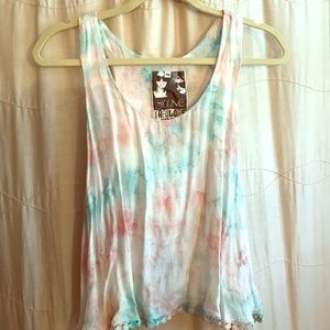 Pastel tie-dye tank!