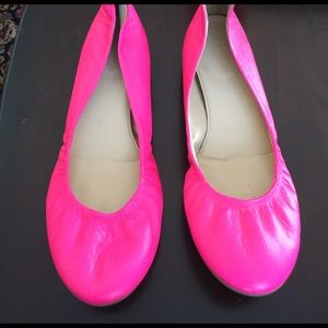 VGUC JCrew Hot Pink Ballet Flats