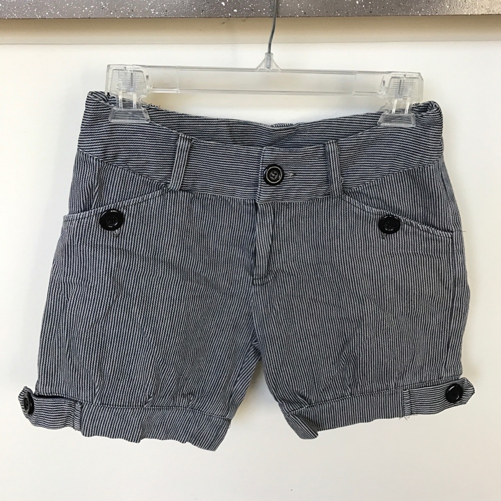 Dark blue striped shorts