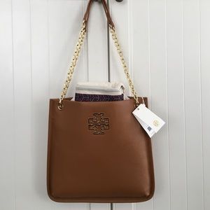 NWT TORY BURCH BRITTON SWINGPACK IN BARK
