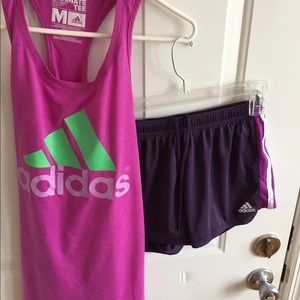 Adidas workout outfit