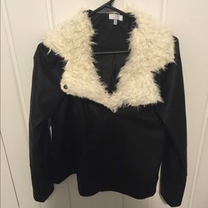 Toni faux leather/fur jacket