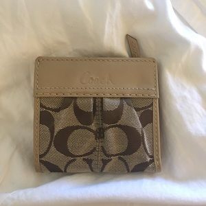 Coach mini wallet