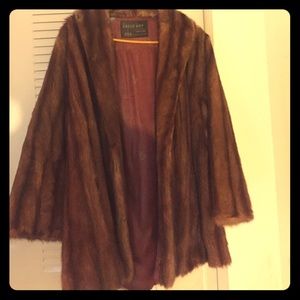 Vintage Muskrat Fur Coat