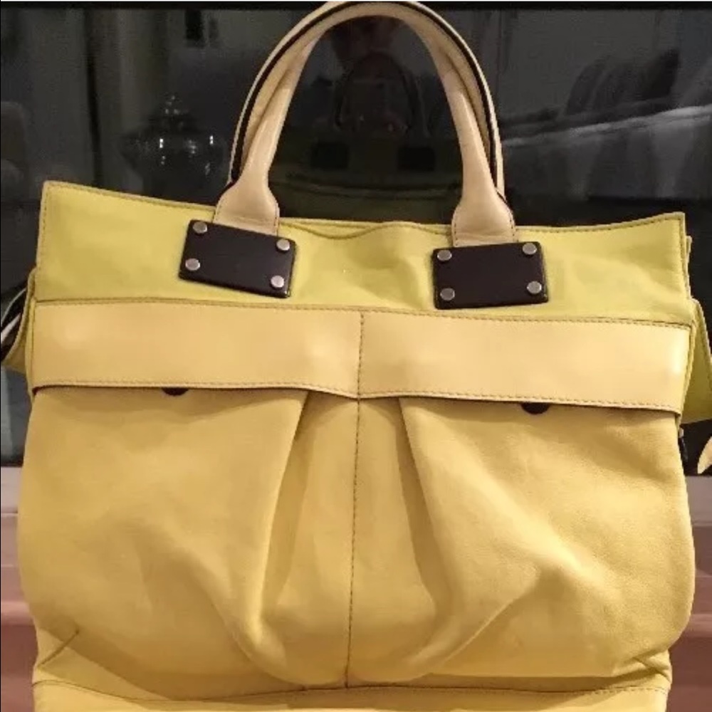 Rag & Bone Lemony yellow Pilot Bag