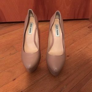 Nude 6inch Pumps. Steve Madden