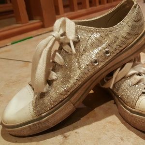 Girls 1 SKJ sparkly shoes