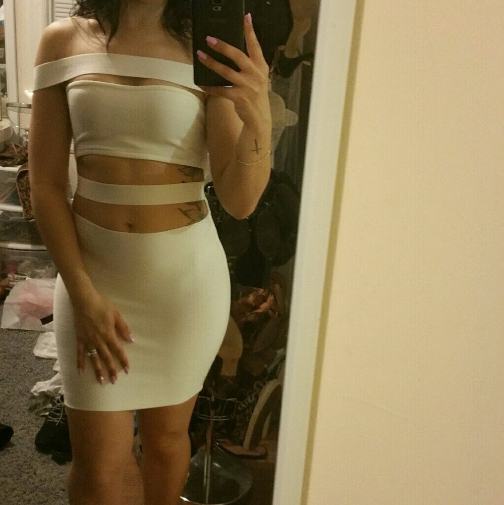 White Bandage dress