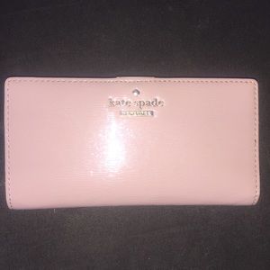 Kate Spade Patent Nude Pink Stacy Wallet