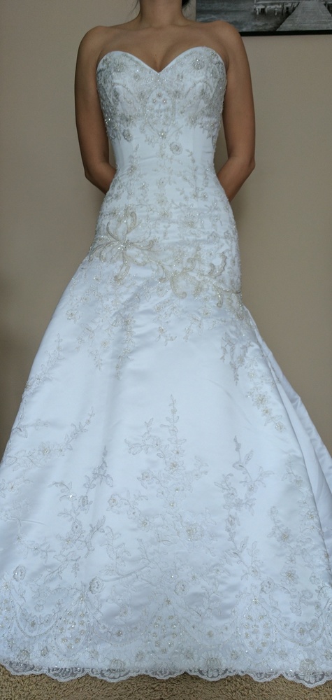 Custom Casablanca Wedding Gown