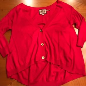 Juicy Couture hot pink cardigan