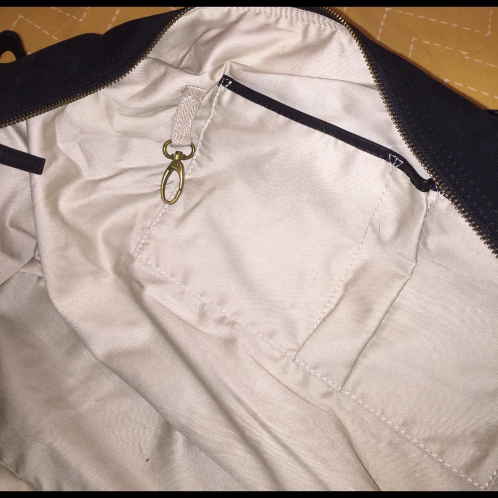 Restoration Hardware soft canvas weekender bag - Picture 3 of 4