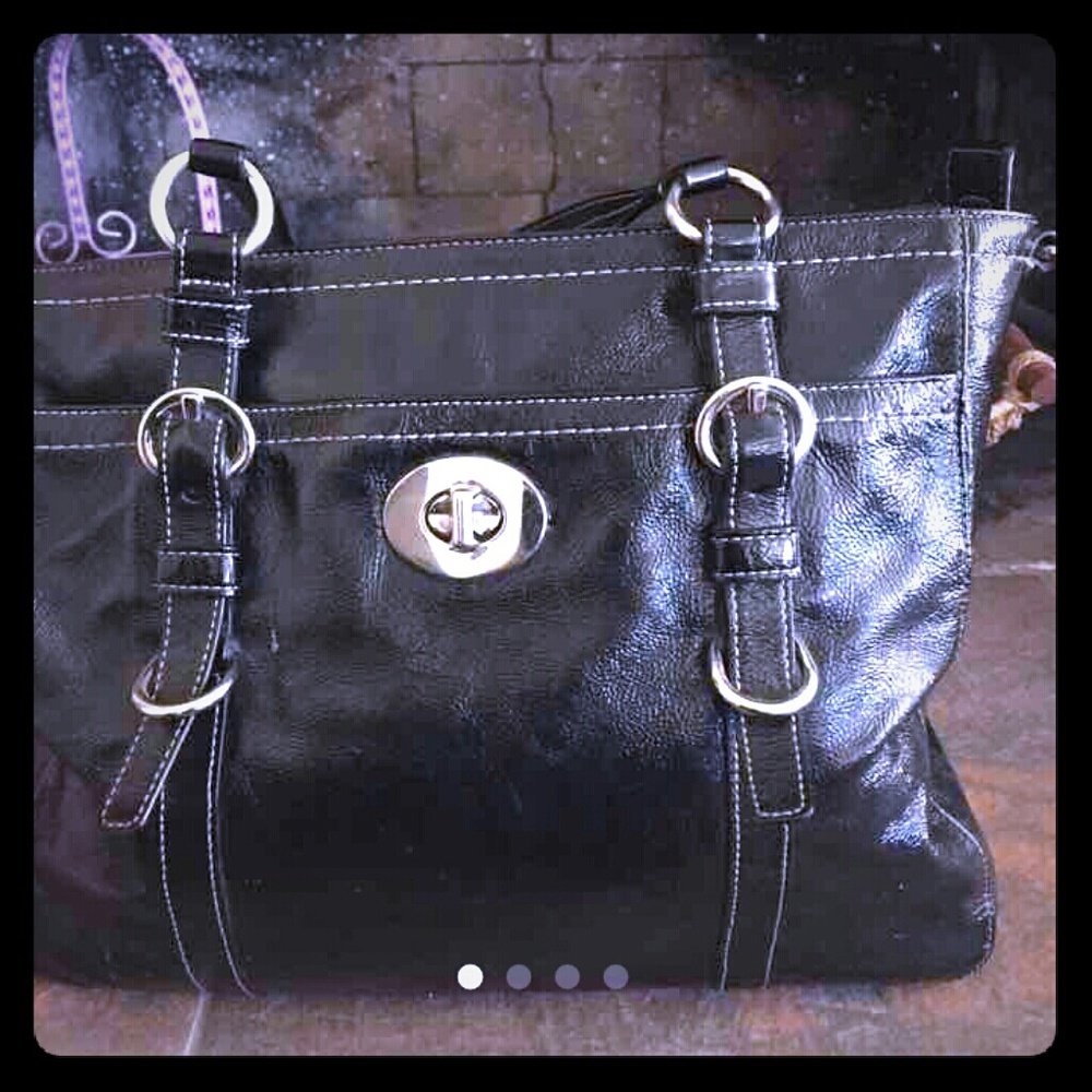 SOLD....Coach Patent Leather Chelsea Tote