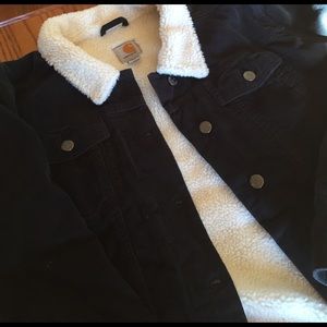 Black corduroy women Carhart jacket
