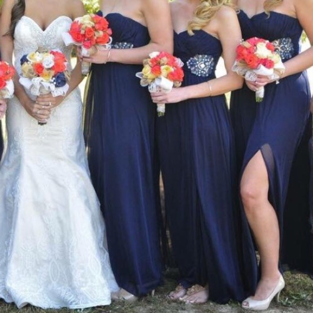 FORMAL navy blue dress with beading 💙