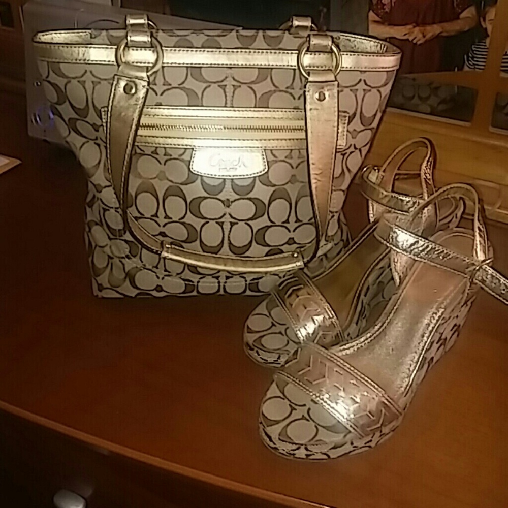 Coach Authentic Bundle Set "Shoes & Purse "