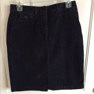 LL Bean corduroy skirt