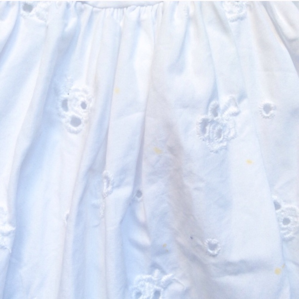 A&F Deep scoop neck sleeveless midi white dress - Picture 6 of 8