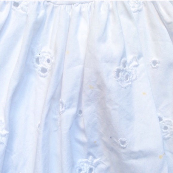 A&F Deep scoop neck sleeveless midi white dress - Picture 6 of 8