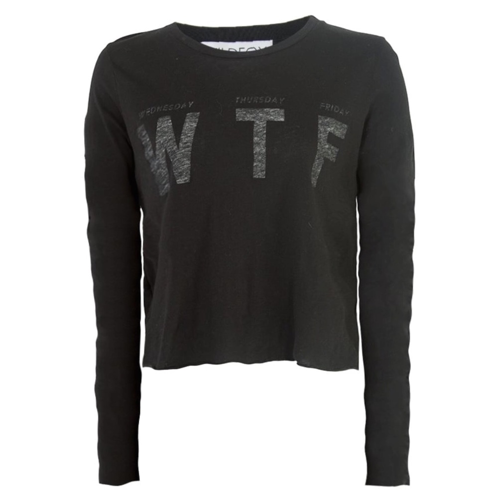 Wildfox® WTF Major Tee [jet black]
