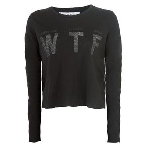 Wildfox® WTF Major Tee [jet black]
