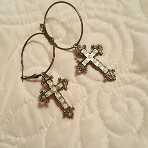 Pink panache earrings