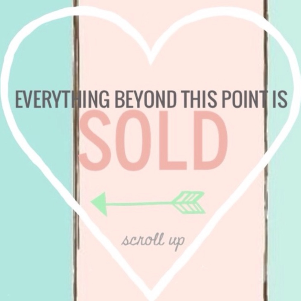 Everything Below Is Sold