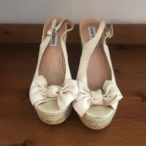 Steve Madden cork wedges size 8.5