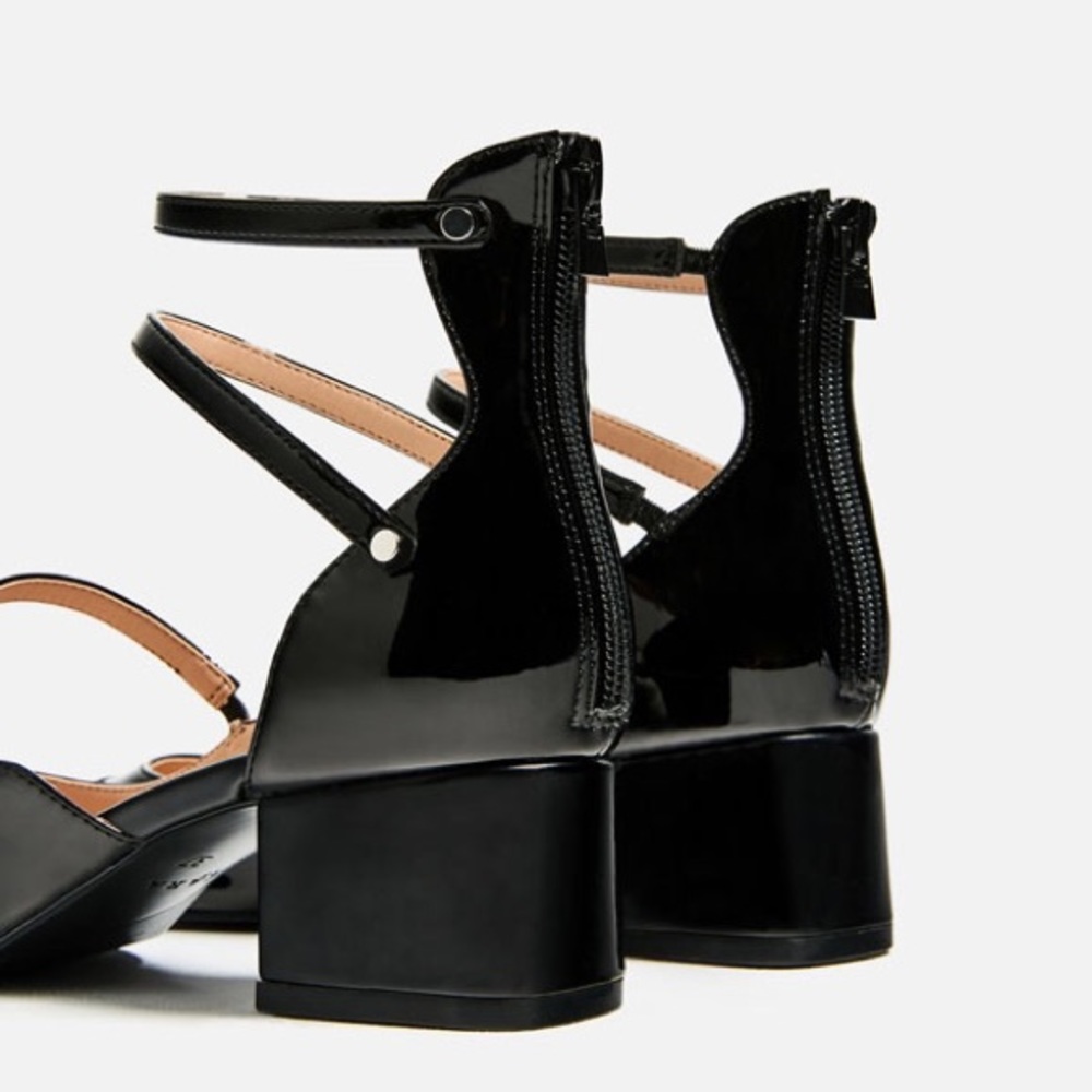 ZARA Strappy Block Heel shoes NEW WITH TAGS - Picture 5 of 5