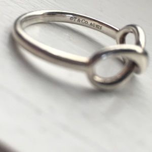 Tiffany & Co. Sterling Silver Infinity Ring