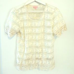 Sheer Lace Top