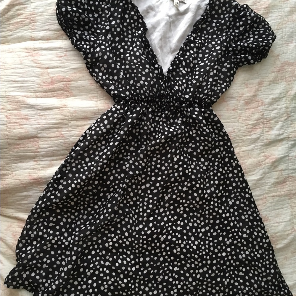 Black dress by Joie.