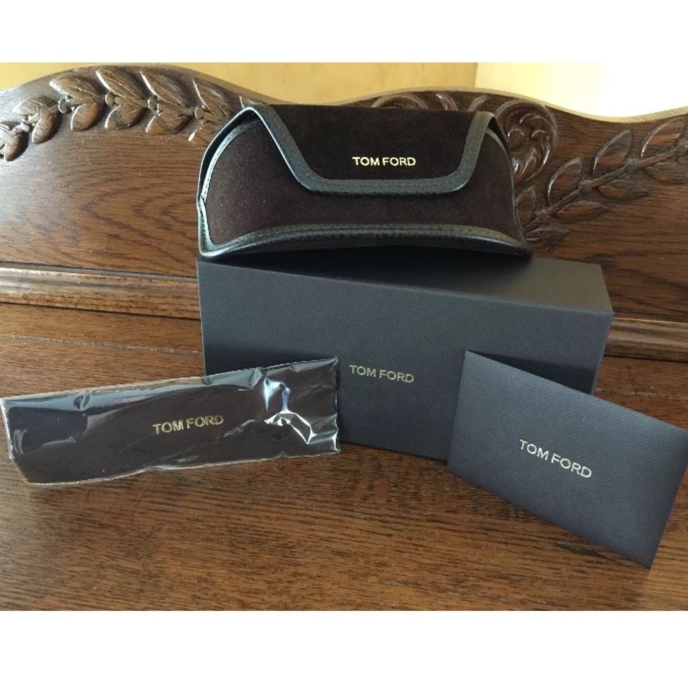 Tom Ford Glasses case, cloth, and box