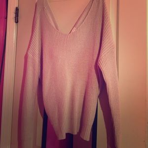 Nice tan sweater 80% acrylic 20% cotton