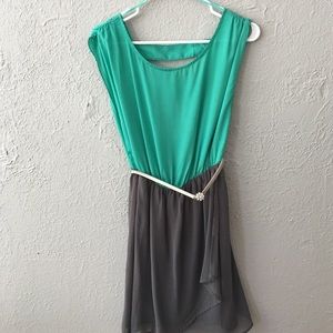 Cute party dress, back cutouts w/ belt - Worn Once