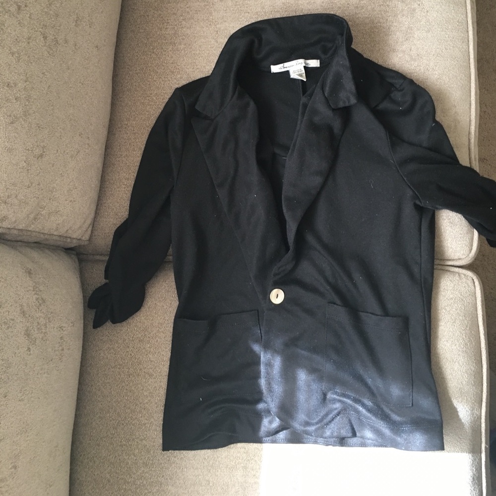 Women's business casual jacket.
