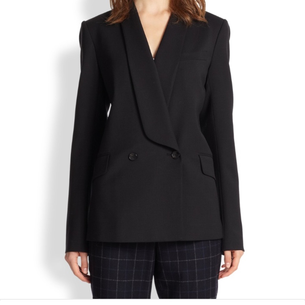 Theory double breasted blazer