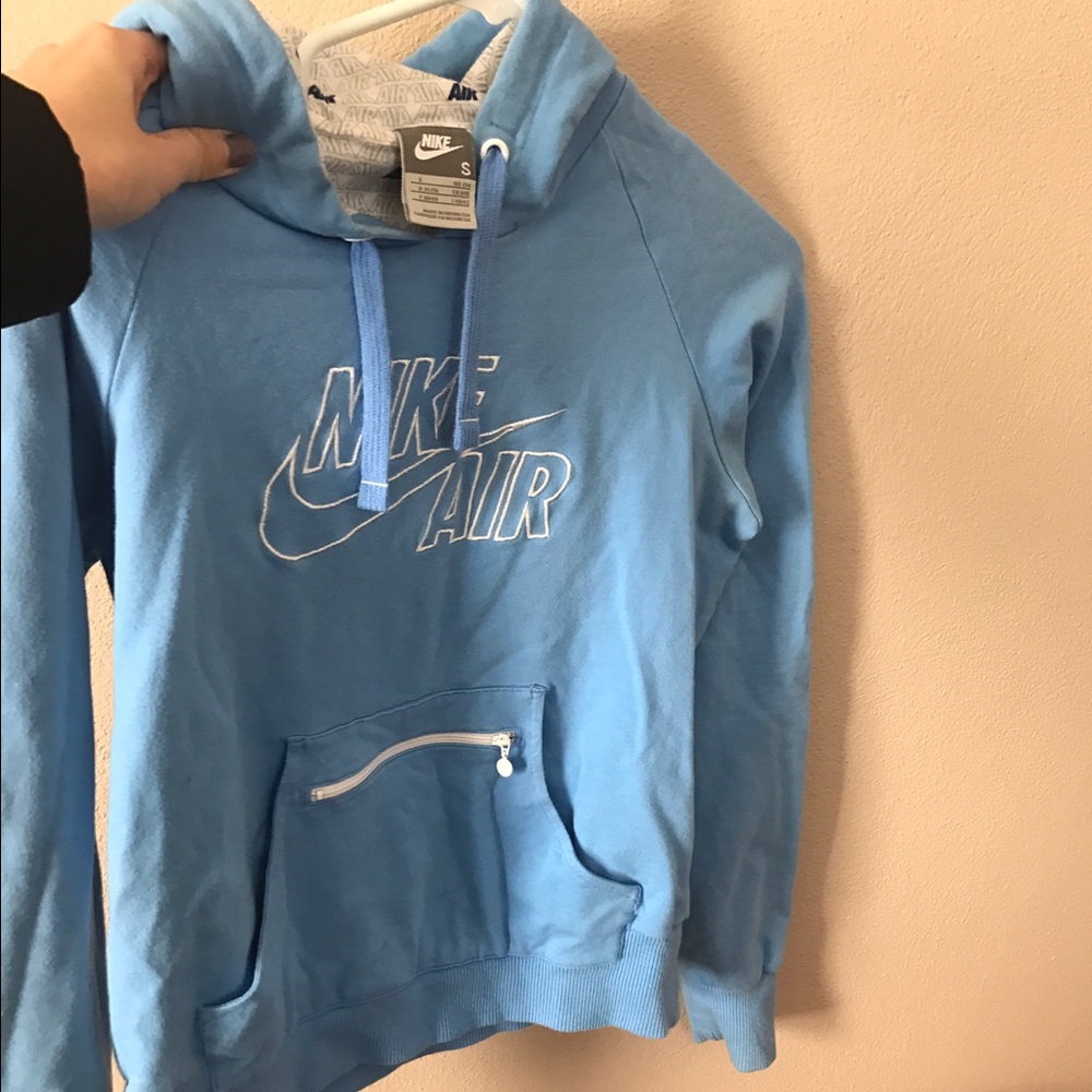 nike hoodie blue
